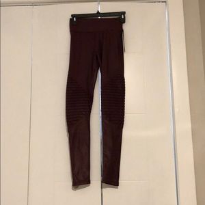 Carbon 38 High waisted moto leggings